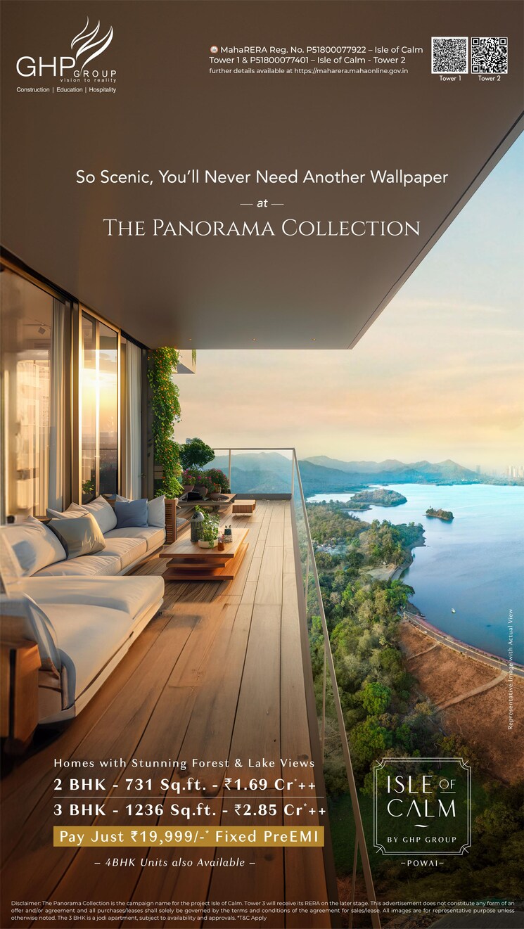 Swimming Pool, ghp-trinity 3 Bedroom 1236 Sq.Ft. Builder Floor In Powai Mumbai 8966134