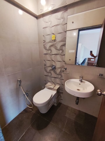 Bathroom in 3 BHK Apartment at HDIL Metropolis Residences, Andheri West – for Rent