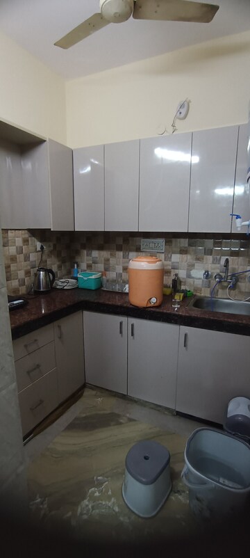Kitchen in 1 BHK Builder Floor at Ashok Nagar – for Rent