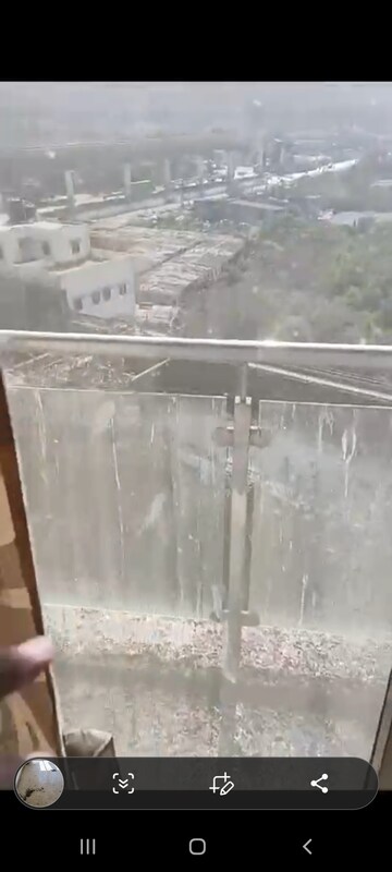 Balcony in 1 BHK Apartment at KM Horizon Flora, Ghodbunder Road – for Sale
