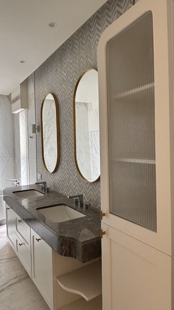 Bathroom in 4 BHK Apartment at Bhartiya City Leela Residences, Thanisandra Main Road – for Sale
