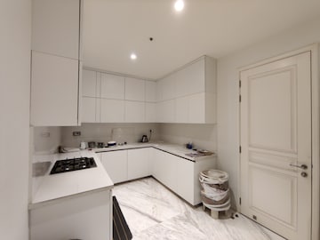 Kitchen in 4 BHK Apartment at Bhartiya City Leela Residences, Thanisandra Main Road – for Rent