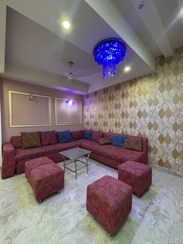 Living Room in 3 BHK Apartment at Freedom Fighters Enclave – for Rent