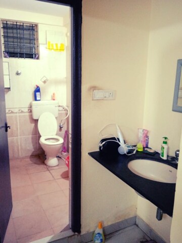 Bathroom in 3 BHK Apartment at Sumadhura Shangrilla, Whitefield – for Rent