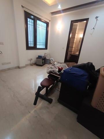 Living Room in 3 BHK Builder Floor at Shivalik Colony – for Rent