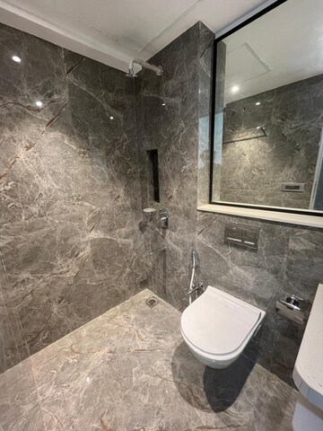 Bathroom in 3 BHK Apartment at Nahar Amaryllis Towers and Plaza, Chandivali – for Rent