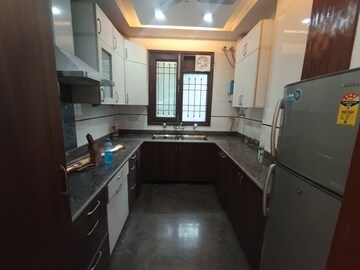 Kitchen in 3 BHK Builder Floor at Shivalik Colony – for Rent
