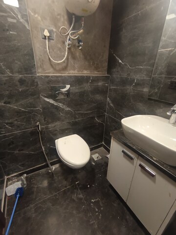 Bathroom in 3 BHK Builder Floor at Shivalik Colony – for Rent