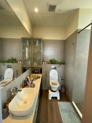 Bathroom in 4 BHK Apartment at Bandra West – for Sale