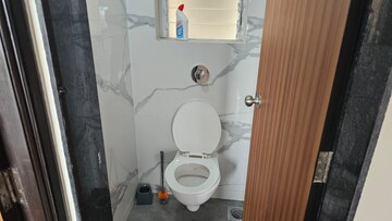 Bathroom in 1 BHK Apartment at Raunak Bliss, Ghodbunder Road – for Rent