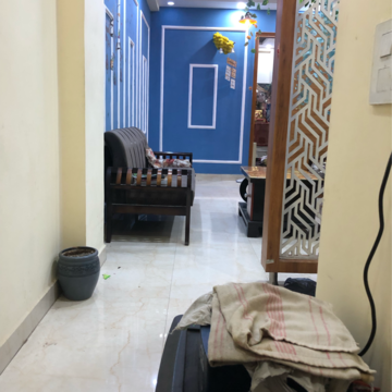 Living Room in 2 BHK Apartment at Palm Residency Chhatarpur, Rajpur Khurd Extension – for Rent