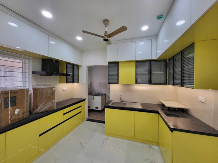 Kitchen, bollineni-bion 3 Bedroom 1620 Sq.Ft. Apartment In Kothaguda Hyderabad 8966618