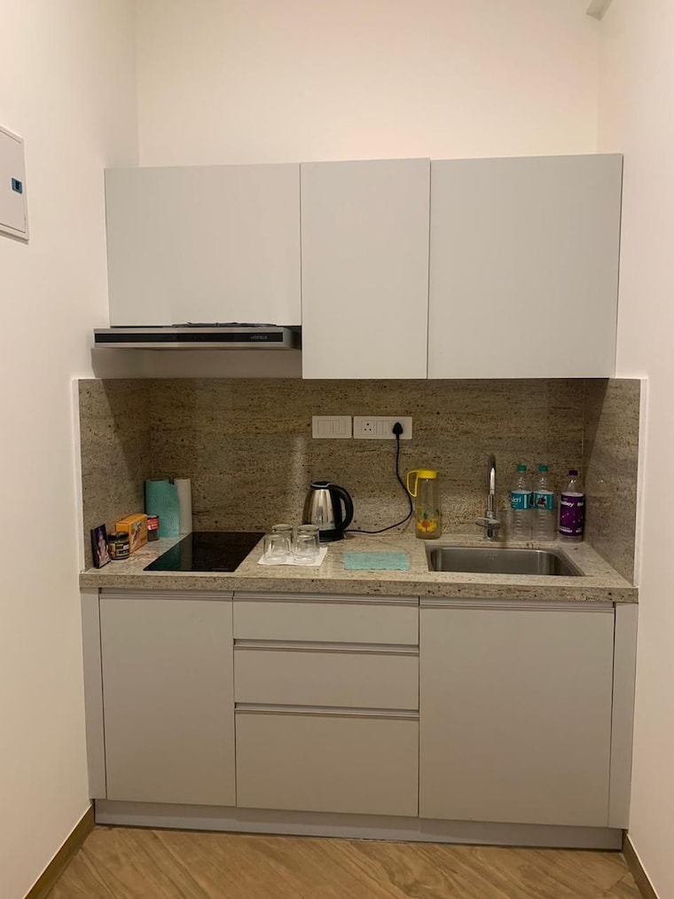 Kitchen, oxford-iconic 1 RK 700 Sq.Ft. Apartment In Lavale Pune 8966617