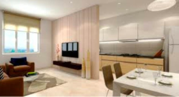 Kitchen in 3 BHK Apartment at Mahindra Vicino, Gundavali – for Sale