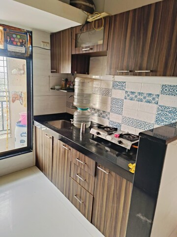 Kitchen in 1 BHK Apartment at DLasa Heights, Nalasopara East – for Rent