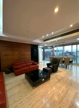 Living Room in 4 BHK Apartment at Mayfair Meridian Andheri, Vahatuk Nagar – for Sale