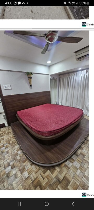Bathroom in 2 BHK Apartment at Kopar Khairane – for Rent