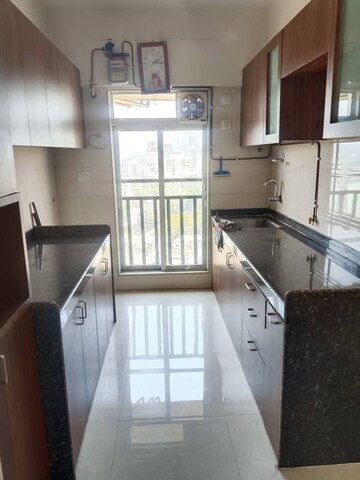 Kitchen in 1 BHK Apartment at Sai Crystal Empire, Nalasopara East – for Rent