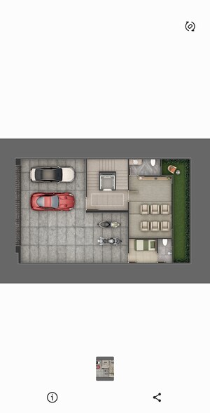 5 BHK Independent House – Exterior View View at Vesu - for Sale