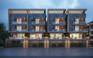 5 BHK Independent House – Exterior View View at Vesu - for Sale