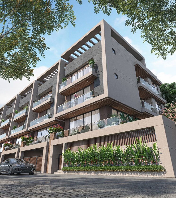 Exterior View, vesu 5 Bedroom 150 Sq.Yd. Independent House In Vesu Surat 8966880