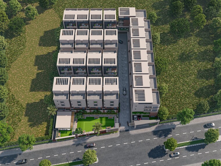 Exterior View, vesu 5 Bedroom 150 Sq.Yd. Independent House In Vesu Surat 8966880