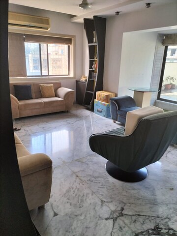 Living Room in 3 BHK Apartment at Esha Ekta Apartment, Worli – for Rent
