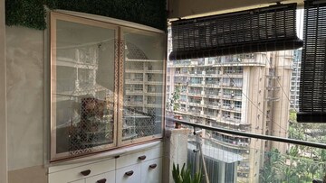 Balcony in 2 BHK Apartment at Aakash Gagan Dream, Vasai East – for Rent