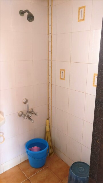 Bathroom in 2 BHK Apartment at HDIL Dheeraj Diamond, Malad West – for Rent