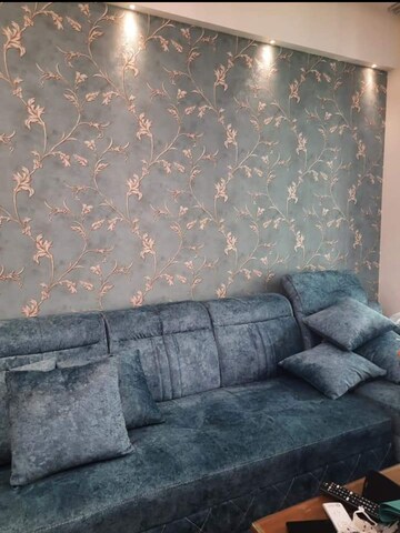 Living Room in 2 BHK Apartment at Rustomjee Urbania Azziano, Thane West – for Sale