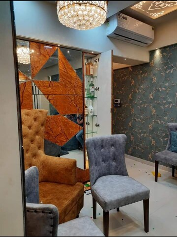 Living Room in 2 BHK Apartment at Rustomjee Urbania Azziano, Thane West – for Sale