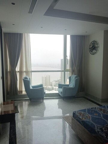 Living Room in 4 BHK Apartment at Ahuja Towers, Prabhadevi – for Rent
