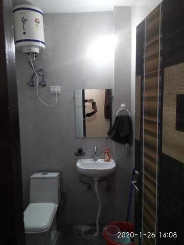 Bathroom in 1 RK Builder Floor at Chattarpur – for Rent