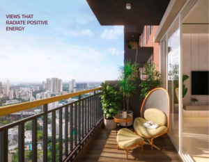 Balcony in 2 BHK Apartment at Malad West – for Sale