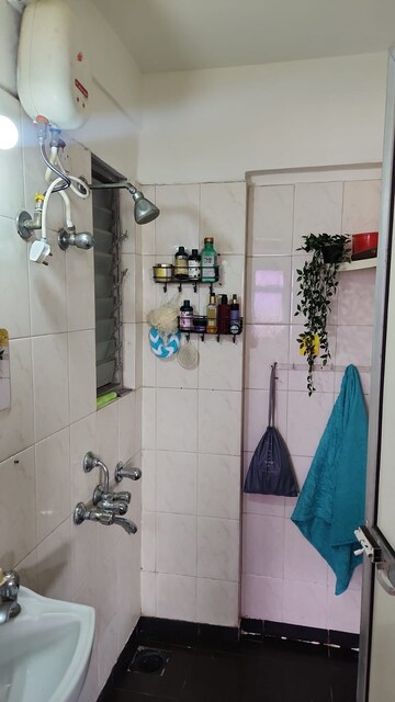 Bathroom in 1 BHK Apartment at Valentine Apartments, Goregaon East – for Rent