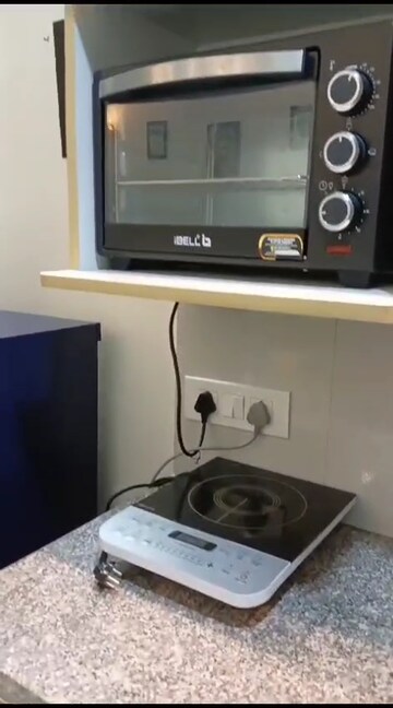 Kitchen in Studio Apartment at Gaur City Center, Sector 4 Greater Noida – for Rent