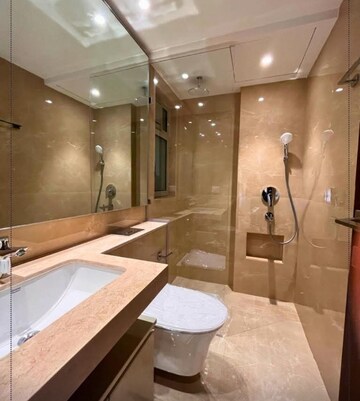Bathroom in 2 BHK Apartment at Hiranandani Highland, Powai – for Rent