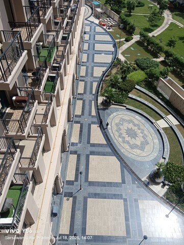 Balcony in Studio Apartment at Omaxe Hazratganj, Gomti Nagar – for Rent