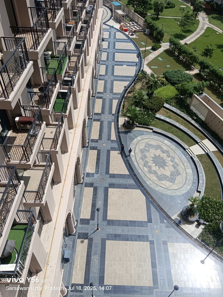 Balcony, omaxe-hazratganj Studio 545 Sq.Ft. Apartment In Gomti Nagar Lucknow 8967255