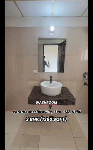 Bathroom in 3 BHK Apartment at Paramount Floraville, Sector 137 – for Sale