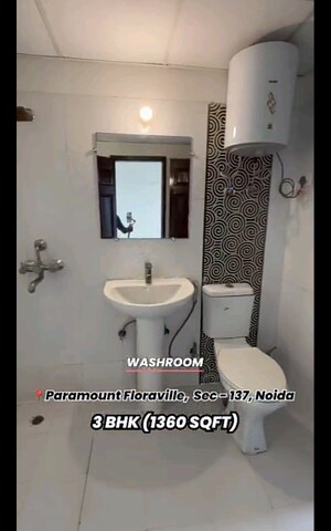 Bathroom in 3 BHK Apartment at Paramount Floraville, Sector 137 – for Sale