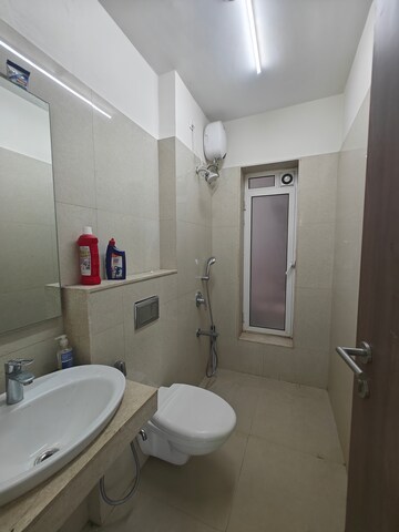Bathroom in 2 BHK Apartment at L & T Seawoods Residences Phase 1 Part A, Seawoods – for Rent