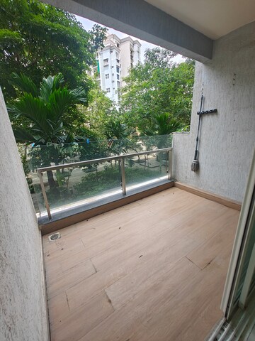 Balcony in 2 BHK Apartment at L & T Seawoods Residences Phase 1 Part A, Seawoods – for Rent