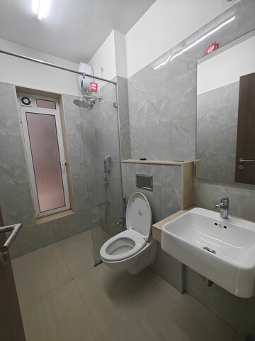 Bathroom in 2 BHK Apartment at L & T Seawoods Residences Phase 1 Part A, Seawoods – for Rent