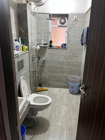 Bathroom in 2 BHK Apartment at Raheja Ridgewood, Goregaon East – for Rent