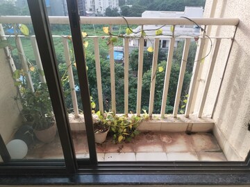 Balcony in 1 BHK Apartment at Coral Heights, Kavesar – for Rent