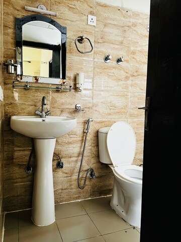 Bathroom in 3 BHK Apartment at Gaur City 2 - 14th Avenue, Sector 16c Greater Noida – for Rent
