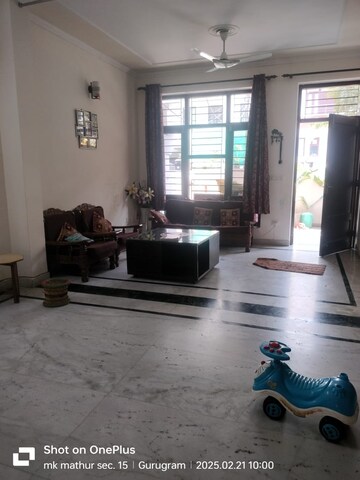Living Room in 2 BHK Builder Floor at MVL IPark, Sector 15 – for Rent