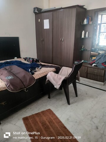 Bedroom in 2 BHK Builder Floor at MVL IPark, Sector 15 – for Rent