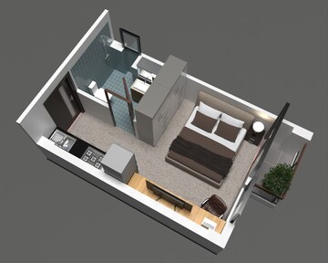 Studio Apartment For Sale in Dharitri Royal Enclave Apartment, New Town